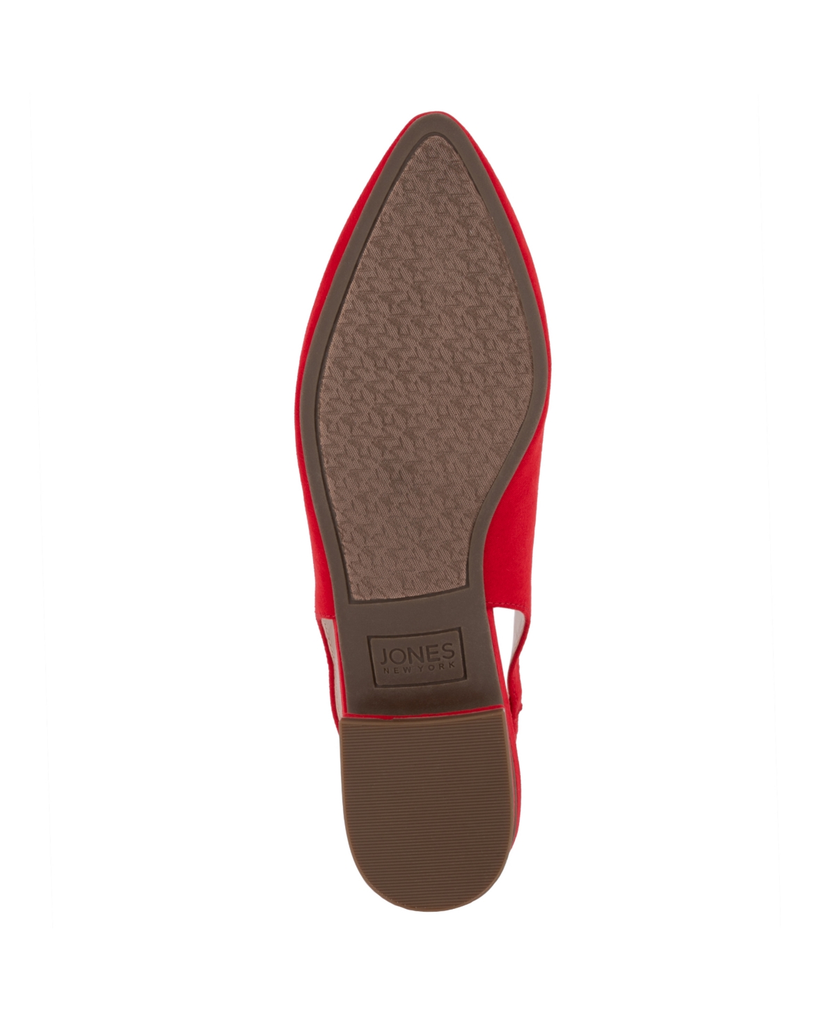 Jones New York Women's Quarry Pointed Toe Slingback Flats In Bright Red Micro