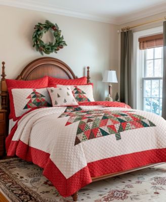 Patchwork Pine 2-Pc. Sham Set, European