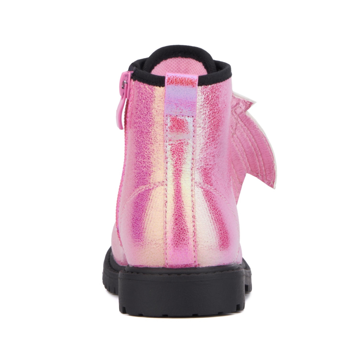 Olivia Miller Big Girls Crystal Sky Combat Boots