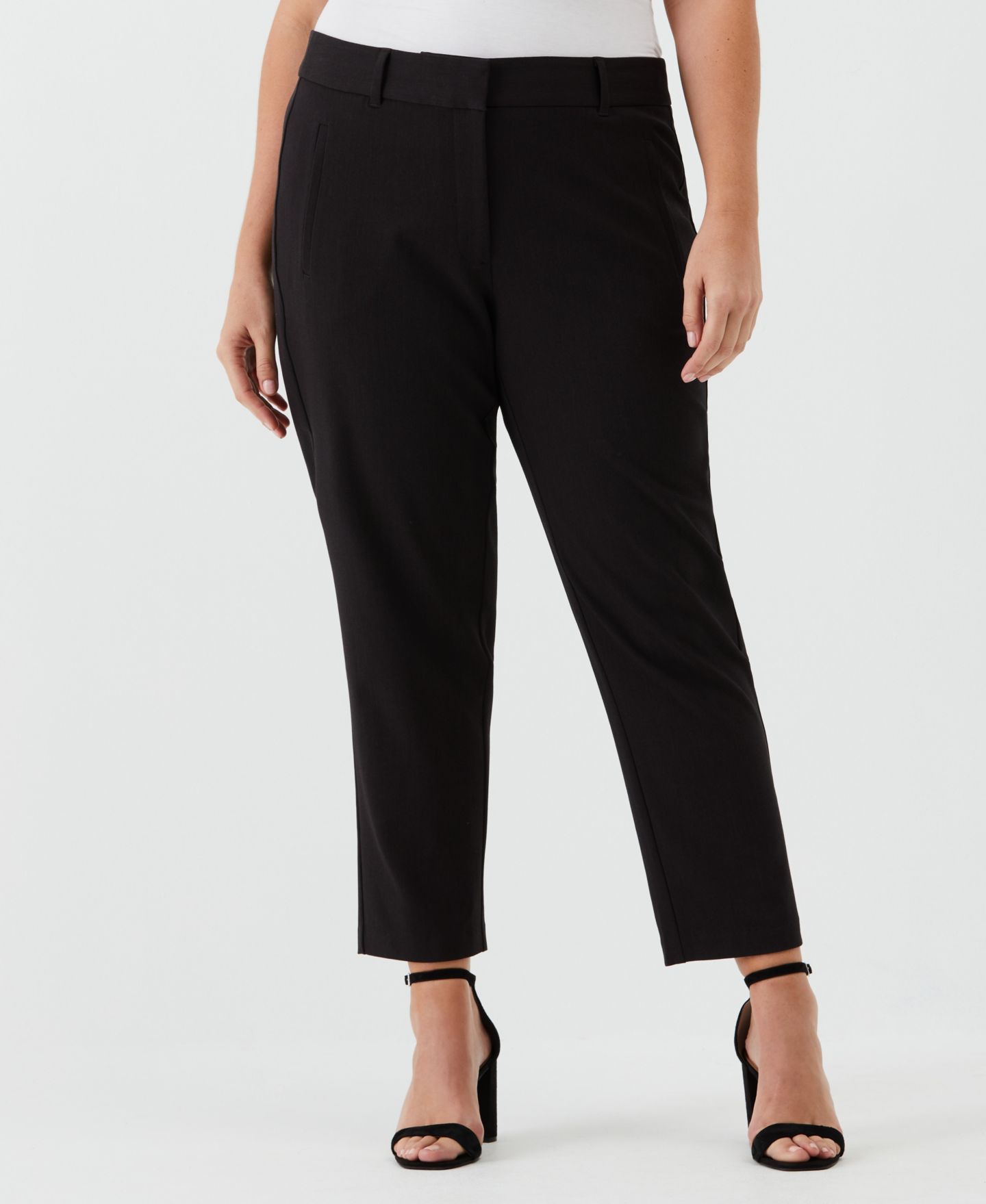 Женские брюки Rafaella Straight Leg Ankle, цвет: Графитовый — фото 2