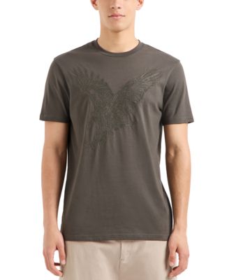 A|X Armani Exchange - Men's Short Sleeve Crewneck Eagle Graphic T-Shirt