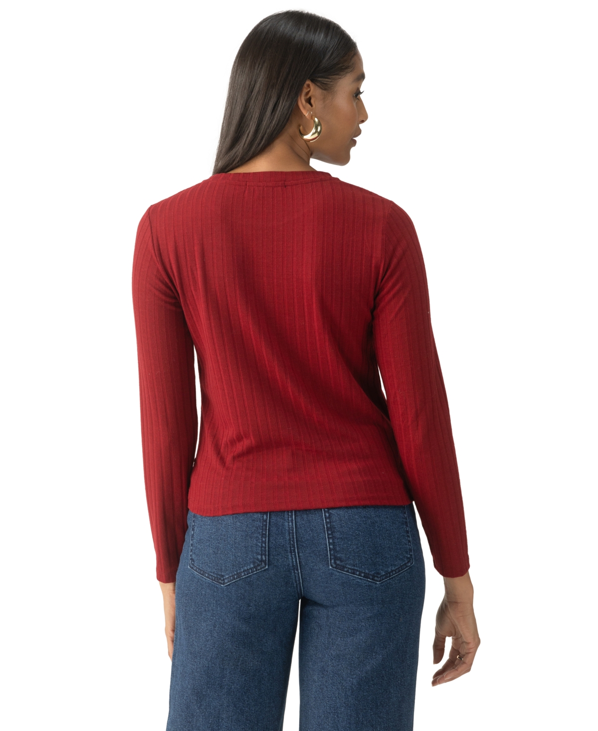 Sanctuary Women's The It Girl Ribbed Knit Top