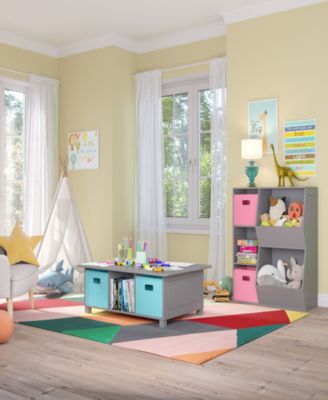 RiverRidge Kids 3-Cubby, 2-Veggie Bin Floor Cabinet