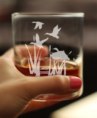 Duck Pond Whiskey Rocks Glass