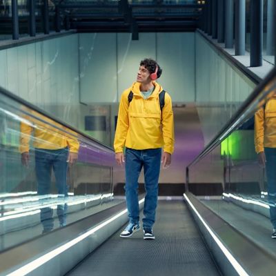 Wireless On-Ear Headphones, Bluetooth 5.0, 29H Playtime, Quick Charge, Foldable, Lightweight, Built-in Mic, Deep Bass