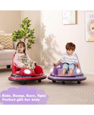 12V Kids Electric Ride On Bumper Car Battery Powered Bumper Car with Remote Control
