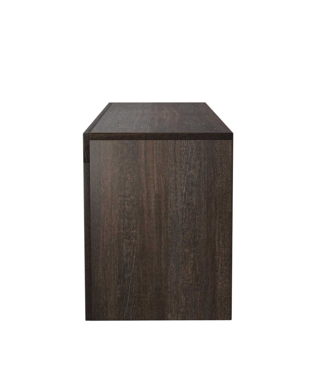 Slickblue 20-Minute Quick AssemblyModern Tv Stand with Toughened Glass Shelf, Floor Cabinet, and Led Color - Brown