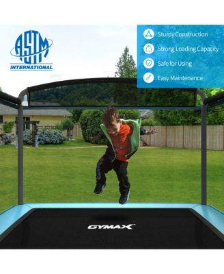 6FT Recreational Kids Trampoline W/Swing Safety Enclosure Indoor/Outdoor Orange