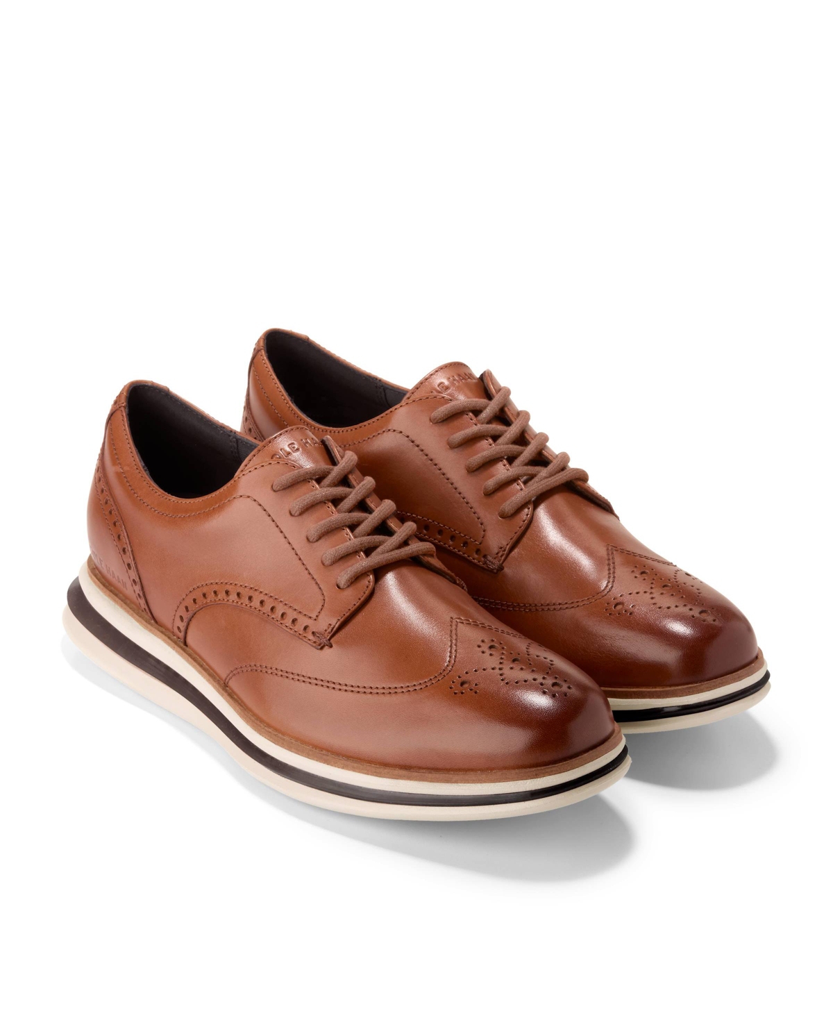 Cole Haan Men's Energy One Wing Lace-Up Oxford - British Tan-Java-Ivory
