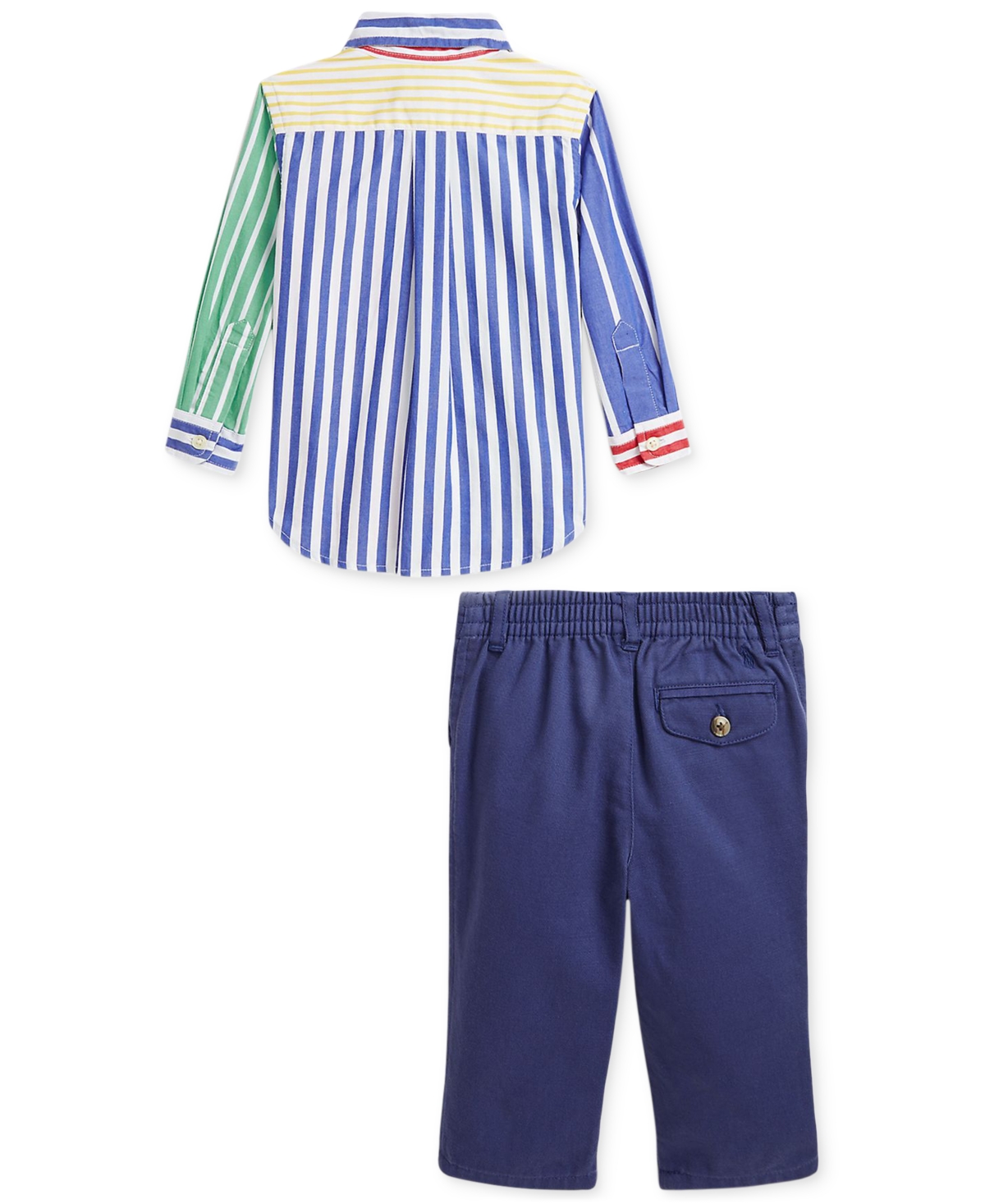 Polo Ralph Lauren Baby Boys Cotton Poplin Shirt & Chino Pants Set