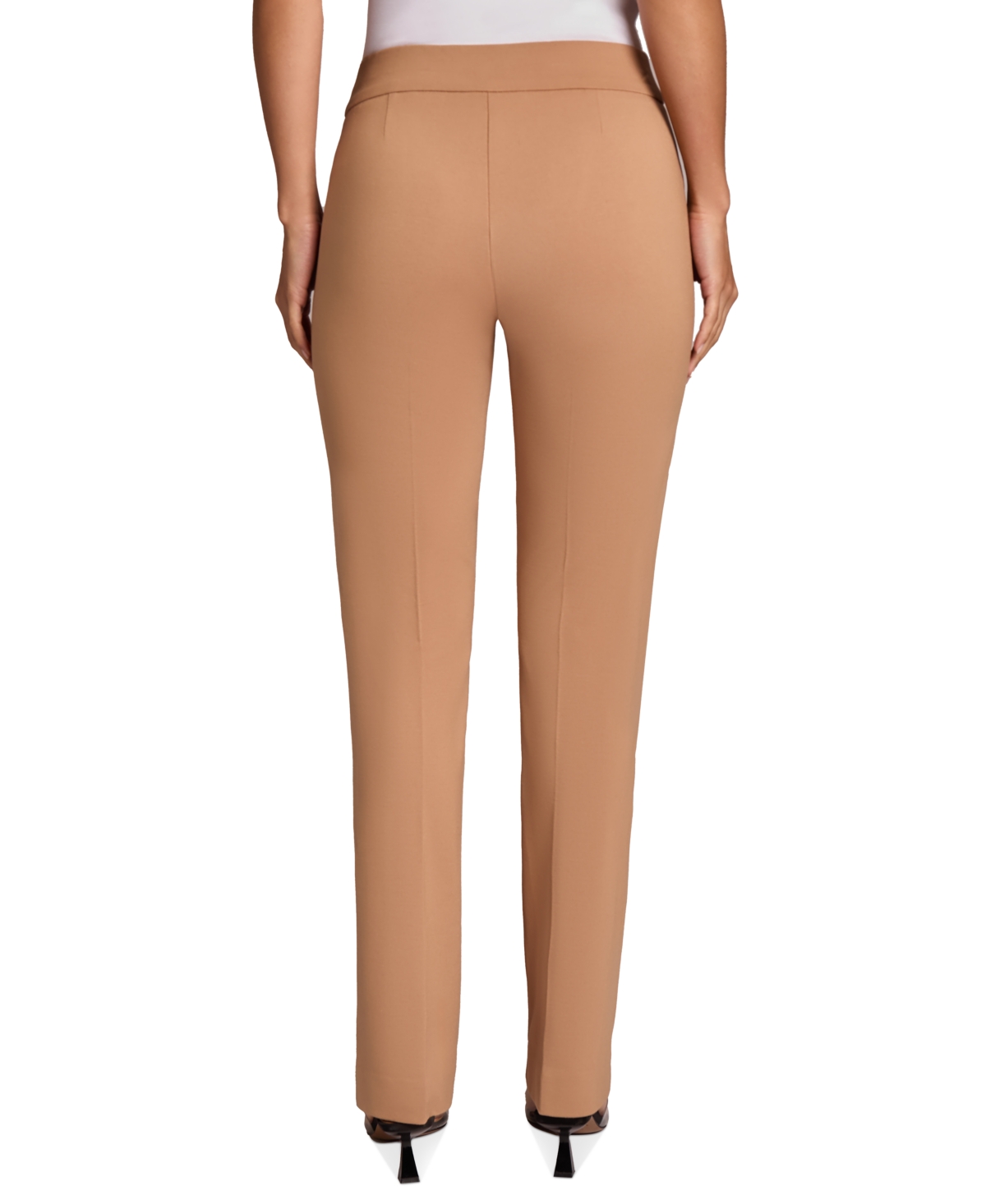 Jones New York Petite Mid-Rise Bootcut Pull-On Pants
