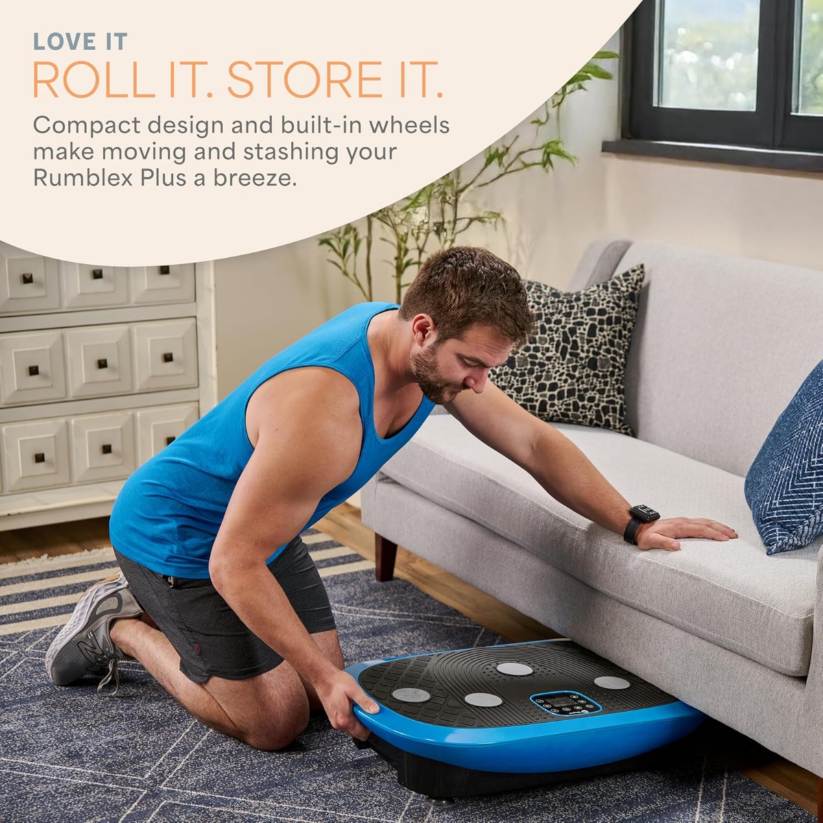 Lifepro Rumblex Plus 4D Vibration Plate – Triple Motor Oscillation & 3D/4D Motion for Weight Loss