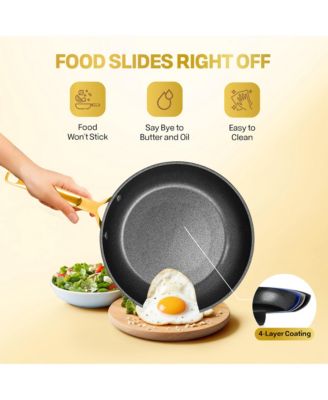 Armor Max Gold 4 quart Hard Anodized Ultra Release Deep Saute Pan