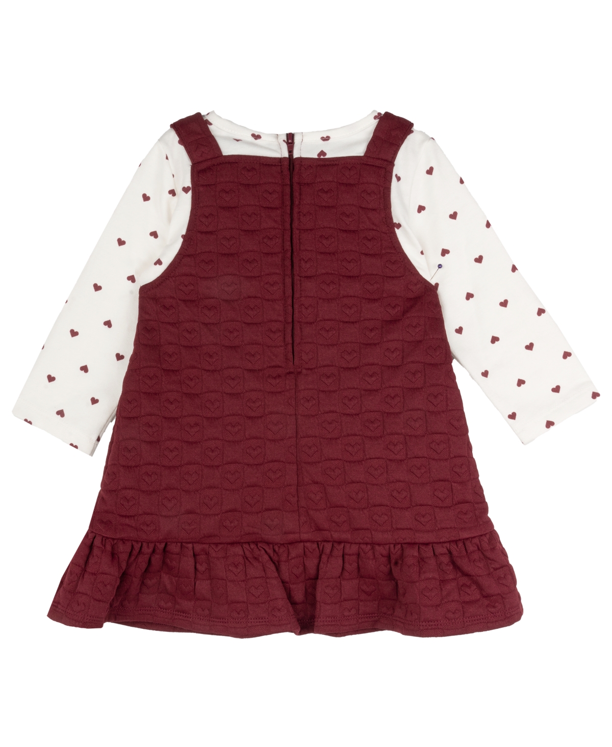 Rare Editions Baby Girl Heart Knit Jumper Outfit
