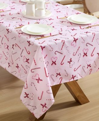 Easy Care Holiday Tablecloth, 60"W x 120"