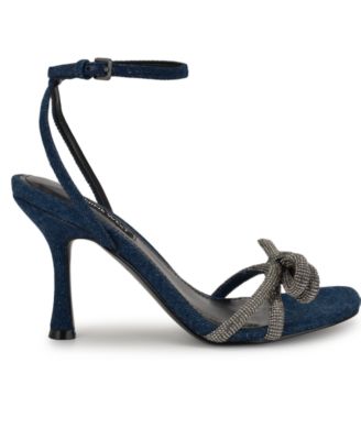 Women's Ivid Square Toe Tapered Heel Dress Sandals