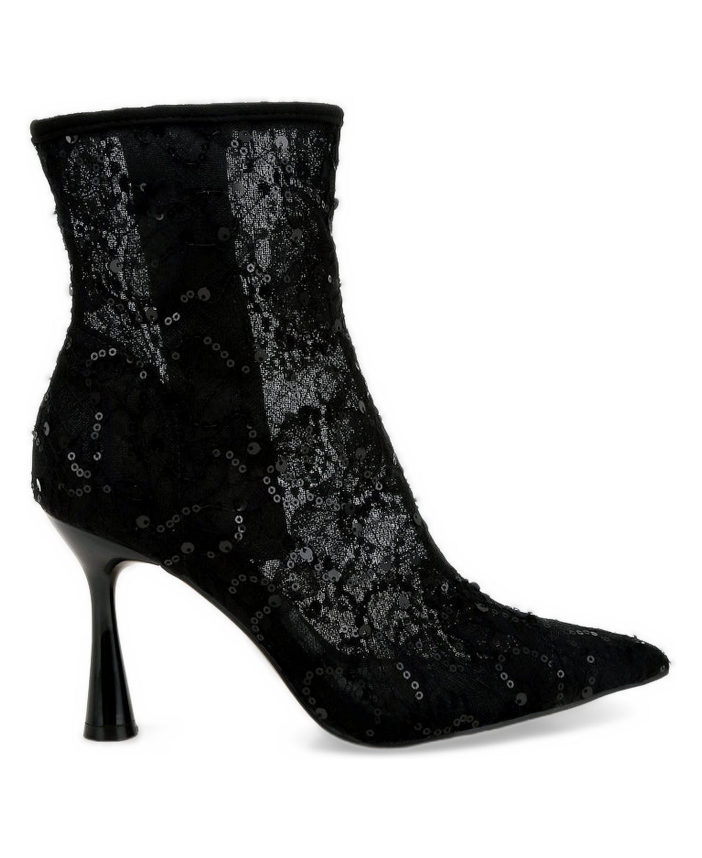 Женские ботинки Rag & Co Samia Sequin Lace, цвет: Чёрный — фото 2