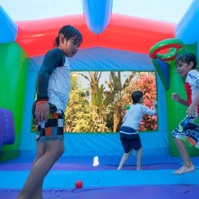 HeroKiddo Octopus Commercial Grade Bounce House Water Slide with Splash Pool for Kids and Adults (with Blower), Wet Dry Combo, Basketball Hoop, Outdoor Indoor, Big Inflatable, Birthday Party Rental