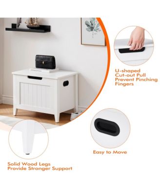 Storage Chest, Storage Trunk with Safety Hinge, Storage Bench, Wooden Storage Organizer, Shoe Bench