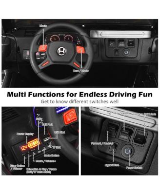 12V 2-Seater Ride-On Truck with Remote Control and Storage Compartment