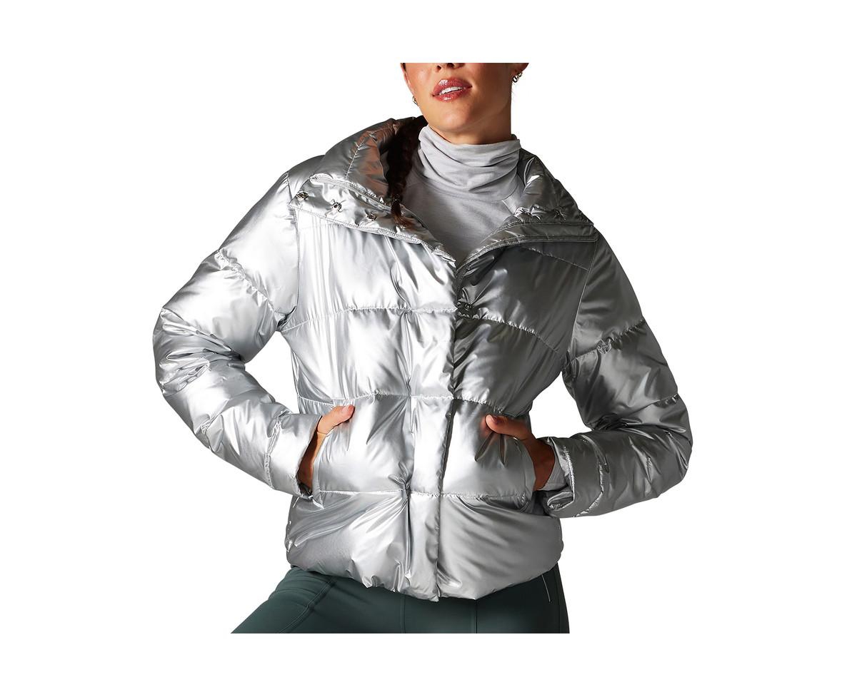 Women's Winterly Puffer Jacket - Silver