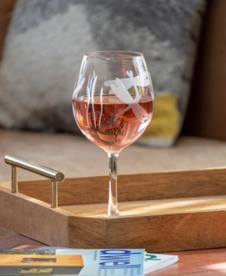 Dragonfly Balloon Red Wine Glass 18oz - Set of 4 Glasses