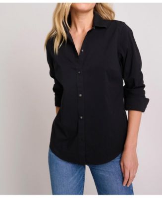 UNTUCKit Women's Wrinkle-Free Stretch Cotton Bella Button Up