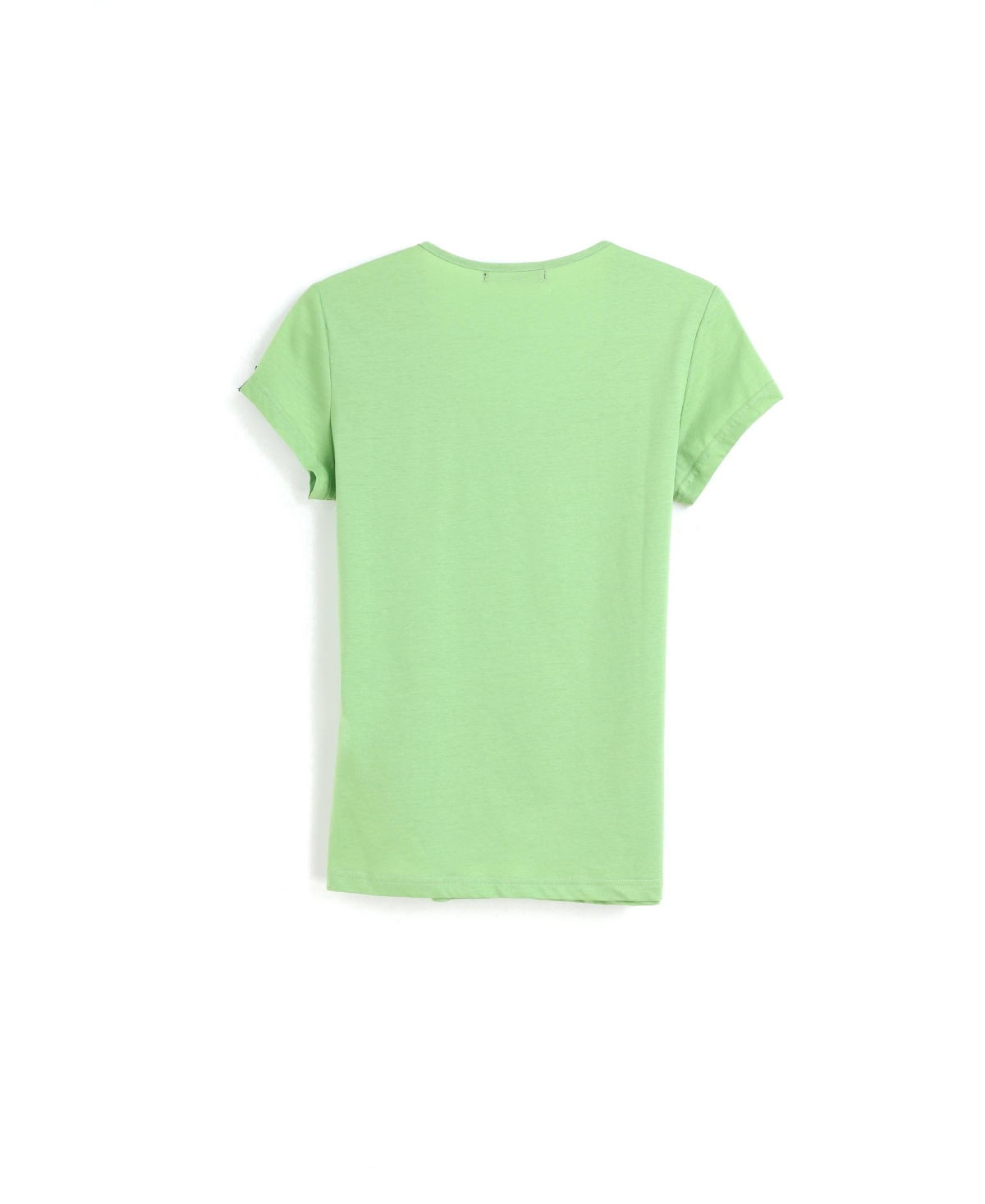 Bellemere New York Women's Bellemere Ultra Thin Low Crew Neck Cotton T-shirt