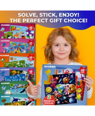 2x48 Magnetic Travel Puzzles for Kids Ages 4-6 - Road Trip Activities