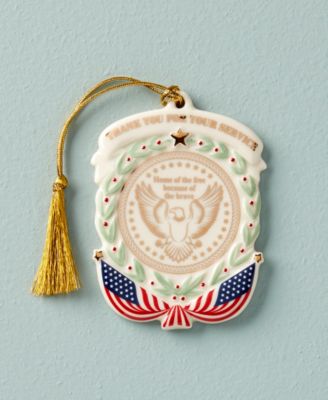 Thank You For Your Service Ornament