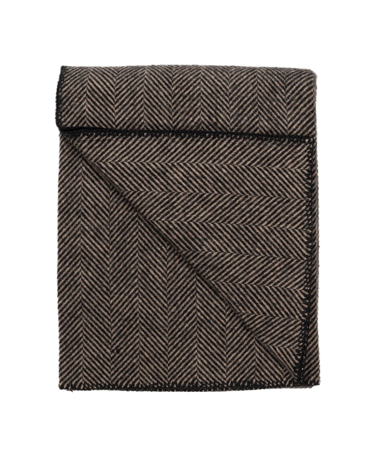 Prince Of Scots Highland Tweeds Big Throw, 59" X 80" In Black