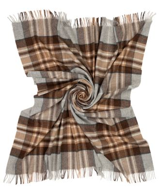 Highland Tweeds Shetland Lambswool Throw, 55 " x 72"