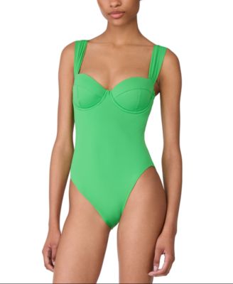 Kate Spade - Women's Shirred Strap One-Piece Swimsuit