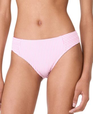 Kate Spade - Women's Striped Smocked Bikini Bottoms