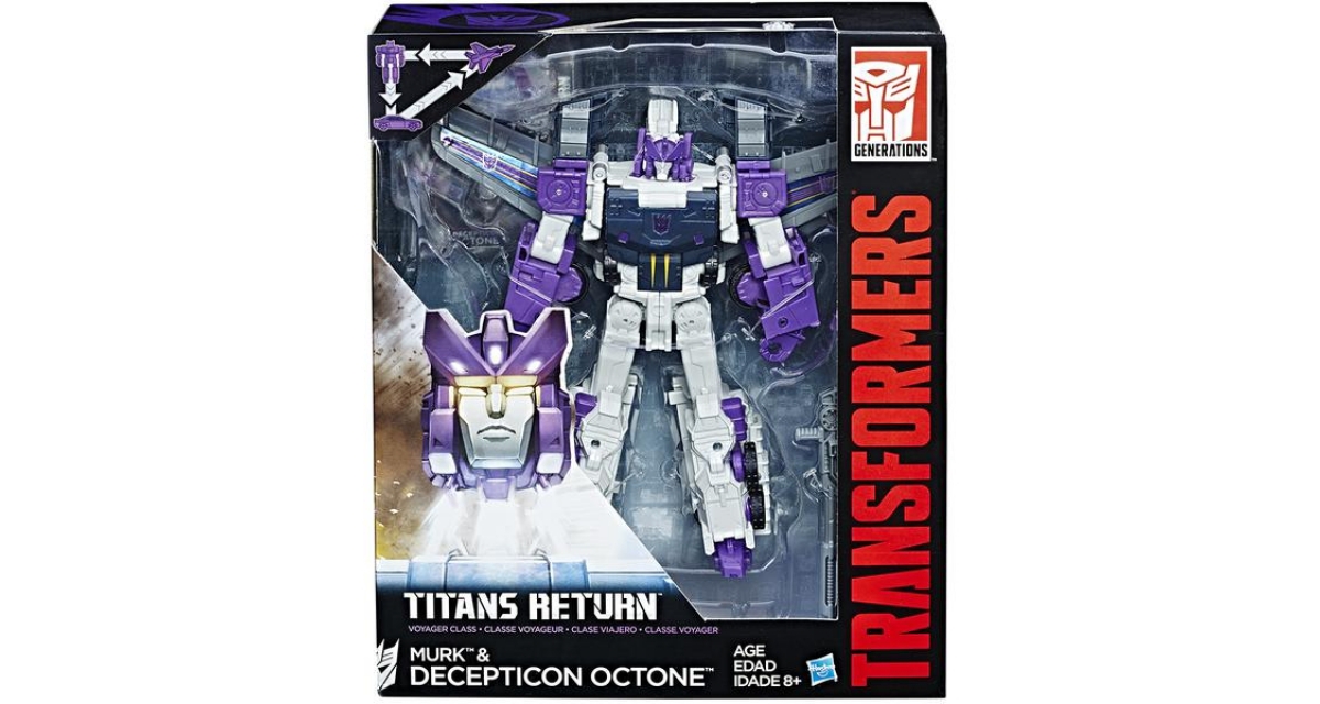 Transformers Octane and Murk Voyager Class Generations Titans Return