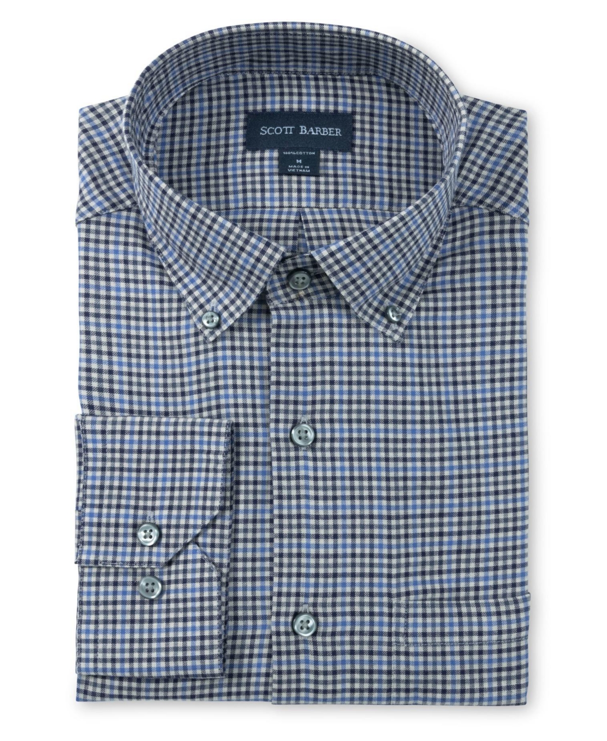 Scott Barber Men's Lightweight Twill Plaid