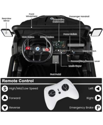 24V 2-Seater Ride-On Dump Truck – Remote, LED & Music