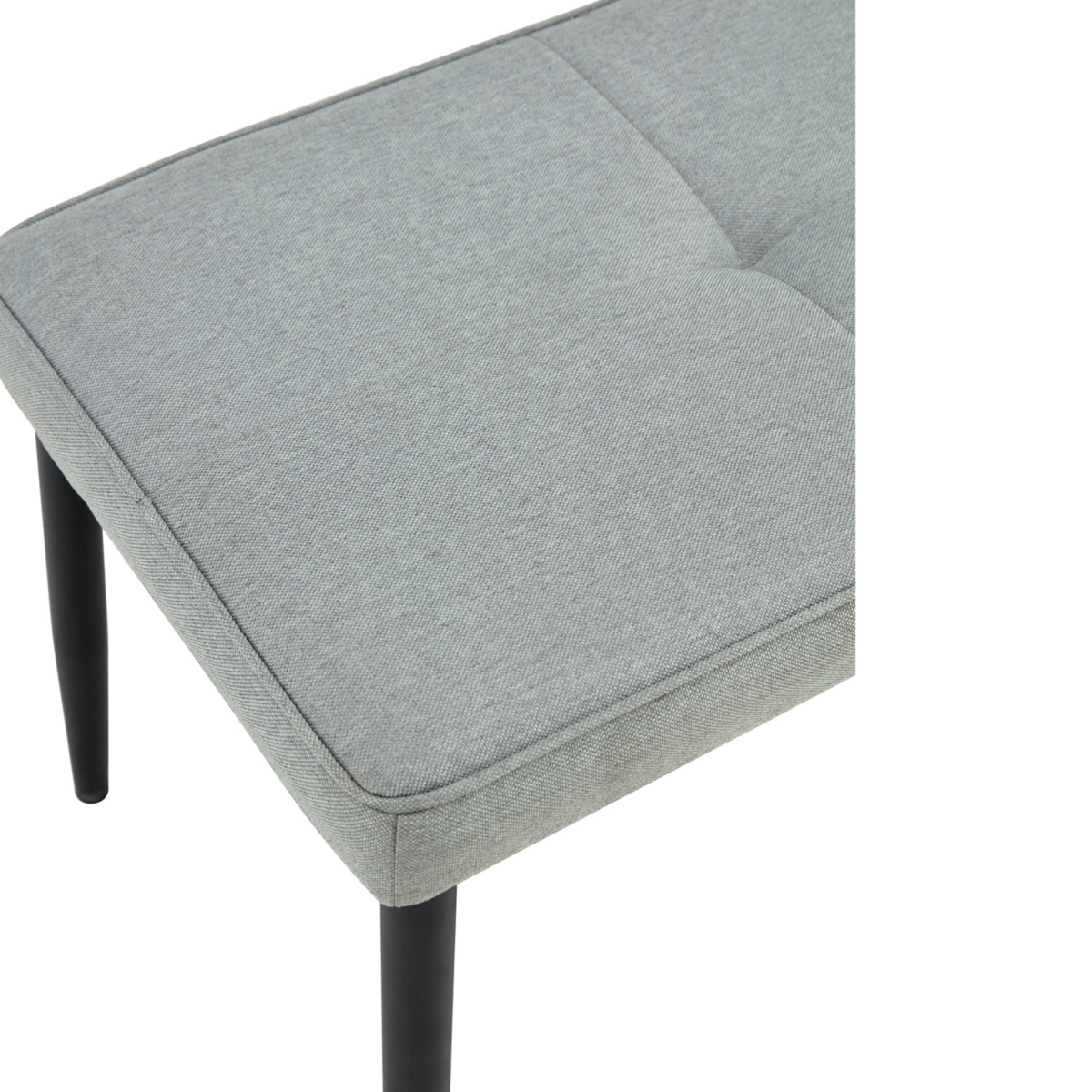 Streamdale Furniture Tufted Extra-Long Entryway Bench, 51" Bedroom Benches Upholstered Dining Benches, Fabric End of Bed Bench for Bedroom Dining