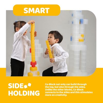 Kproduct4u Curious BPA-free Non-Toxic, Jelly Like Block Building Set for , 20 pieces