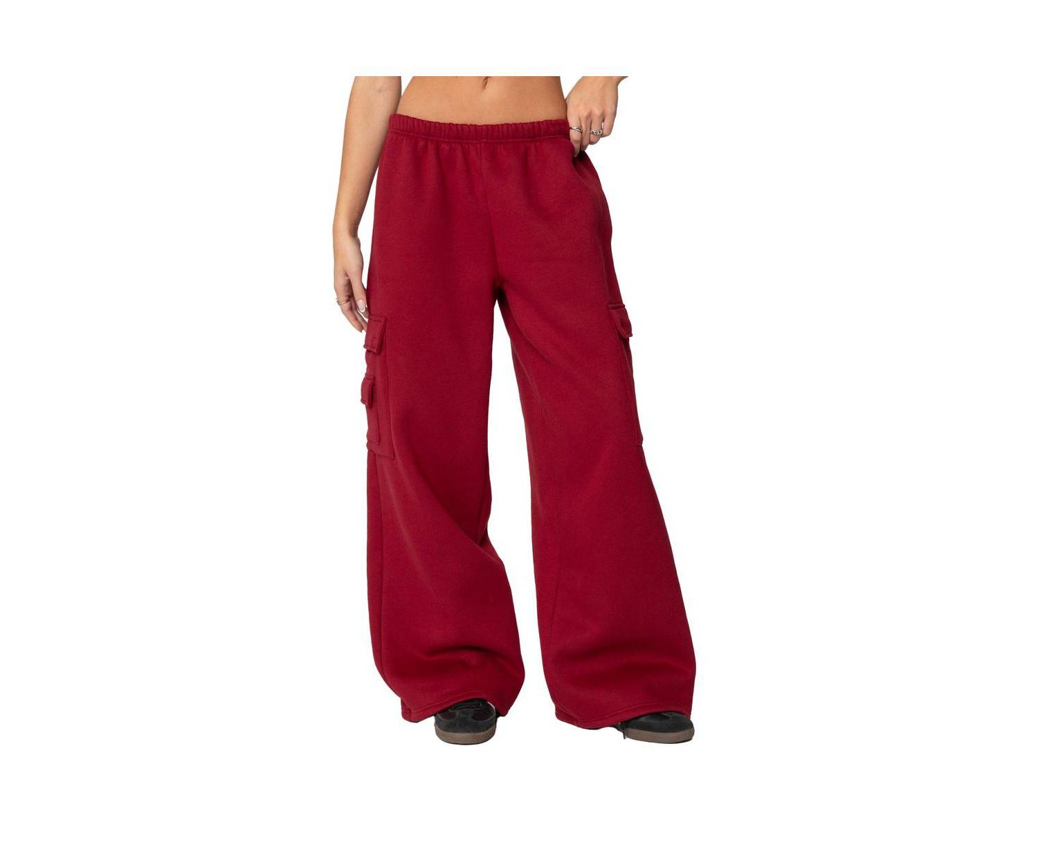 Women's Wide leg cargo sweatpants