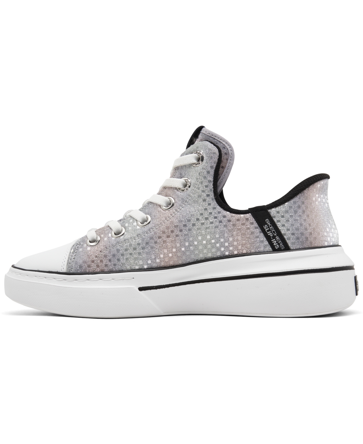 Skechers Women's Slip-ins Snoop One In Silver,multi