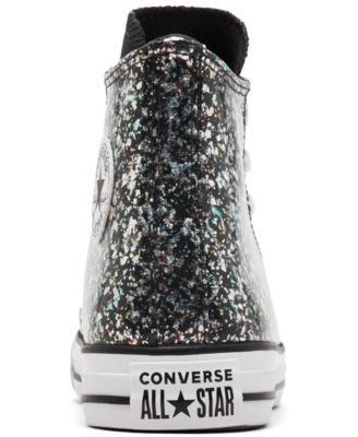Silver Glitter Converse Basse Sequin Converse Big Girls Chuck