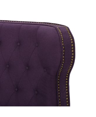 Streamdale Plum Accented Recliner with Rolled Arms