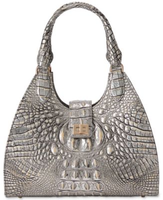 Brahmin Adrian Melbourne Satchel Chrome