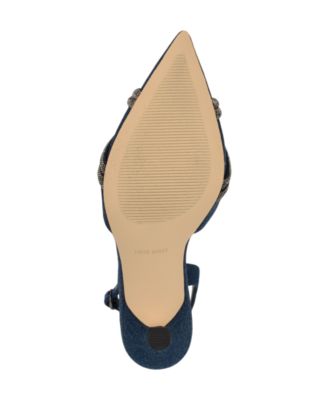 Women's Deby Embellished Slingback Stiletto Pumps