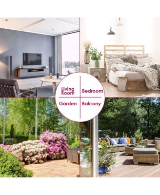 Hanging Cushioned Hammock Chair with Stand-Red