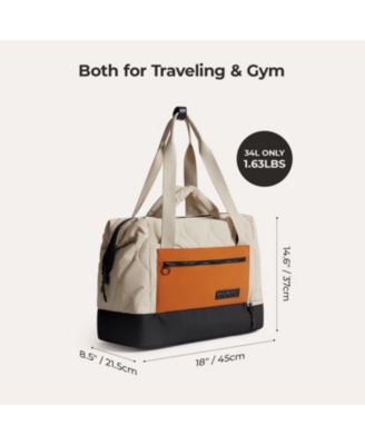 Walker 34L Laptop Duffle with Shoe Compartment Tangerine