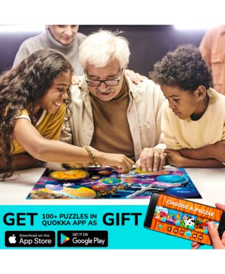 3 Pack Puzzles for Kids Ages 8-10 and Adults - World, USA Map & Space