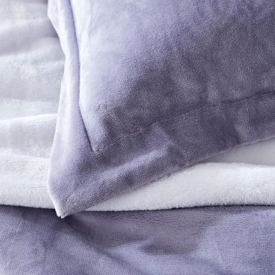 Oversized Comforter Set - The Original Plush - Lavender Dusk , Twin XL