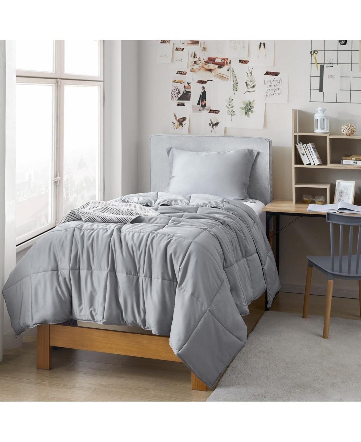Menopleasing - Coma Inducer Oversized Cooling Comforter Set - Ultimate Gray